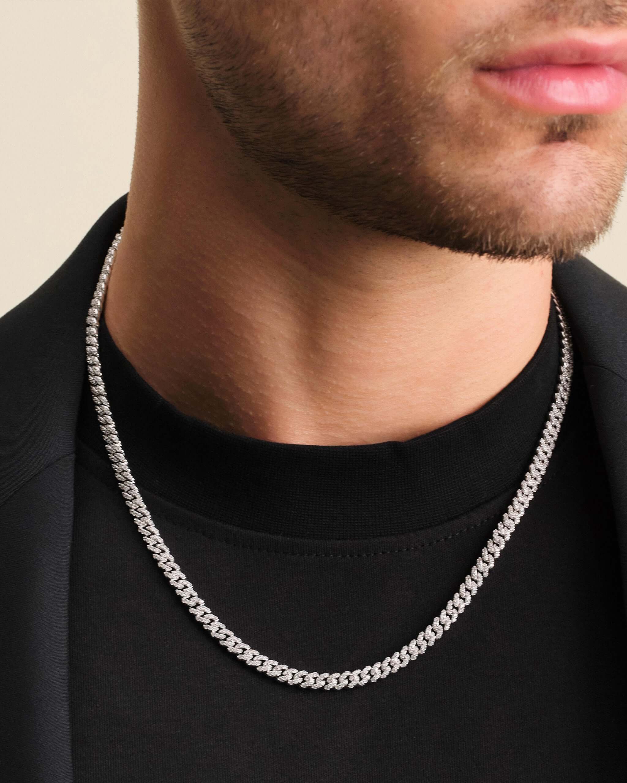 Iced Out Cuban Link Chain - 8mm - ViViGleam