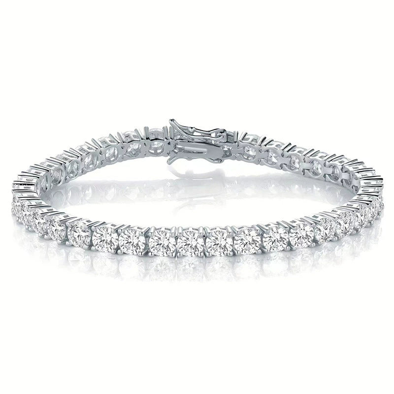2mm Iced Moissanite Tennis Bracelet - ViViGleam