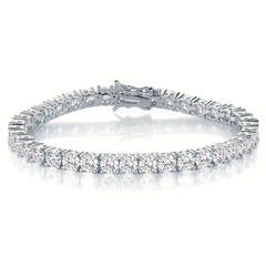 2mm Iced Moissanite Tennis Bracelet - ViViGleam