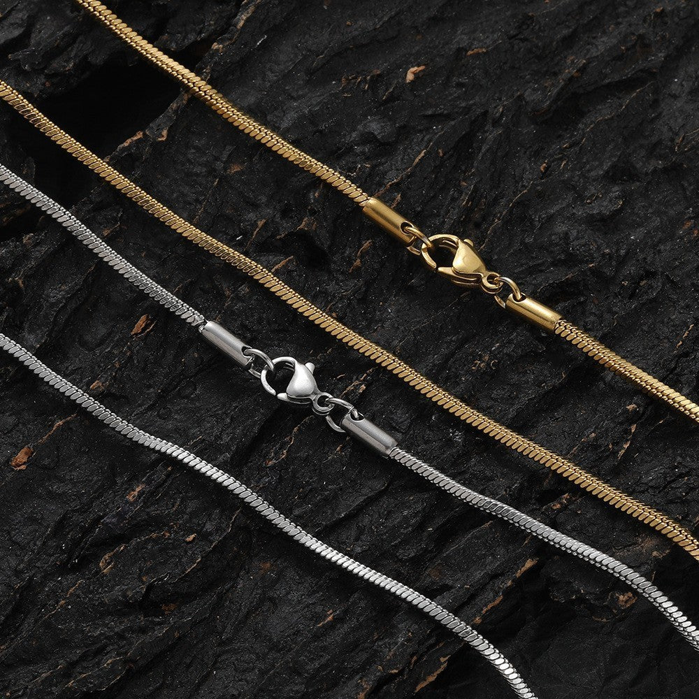 2mm Premium Snake Chain Necklace - ViViGleam