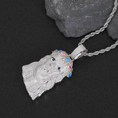 Gold Stellar Jesus Pendant - ViViGleam