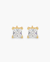 Square Stud Earrings - Gold - ViViGleam
