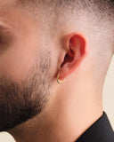 Thin Hoop Earrings - Gold - ViViGleam