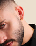 Thin Hoop Earrings - Gold - ViViGleam