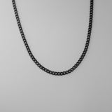 Cuban Chain 5MM Black Stainless - ViViGleam