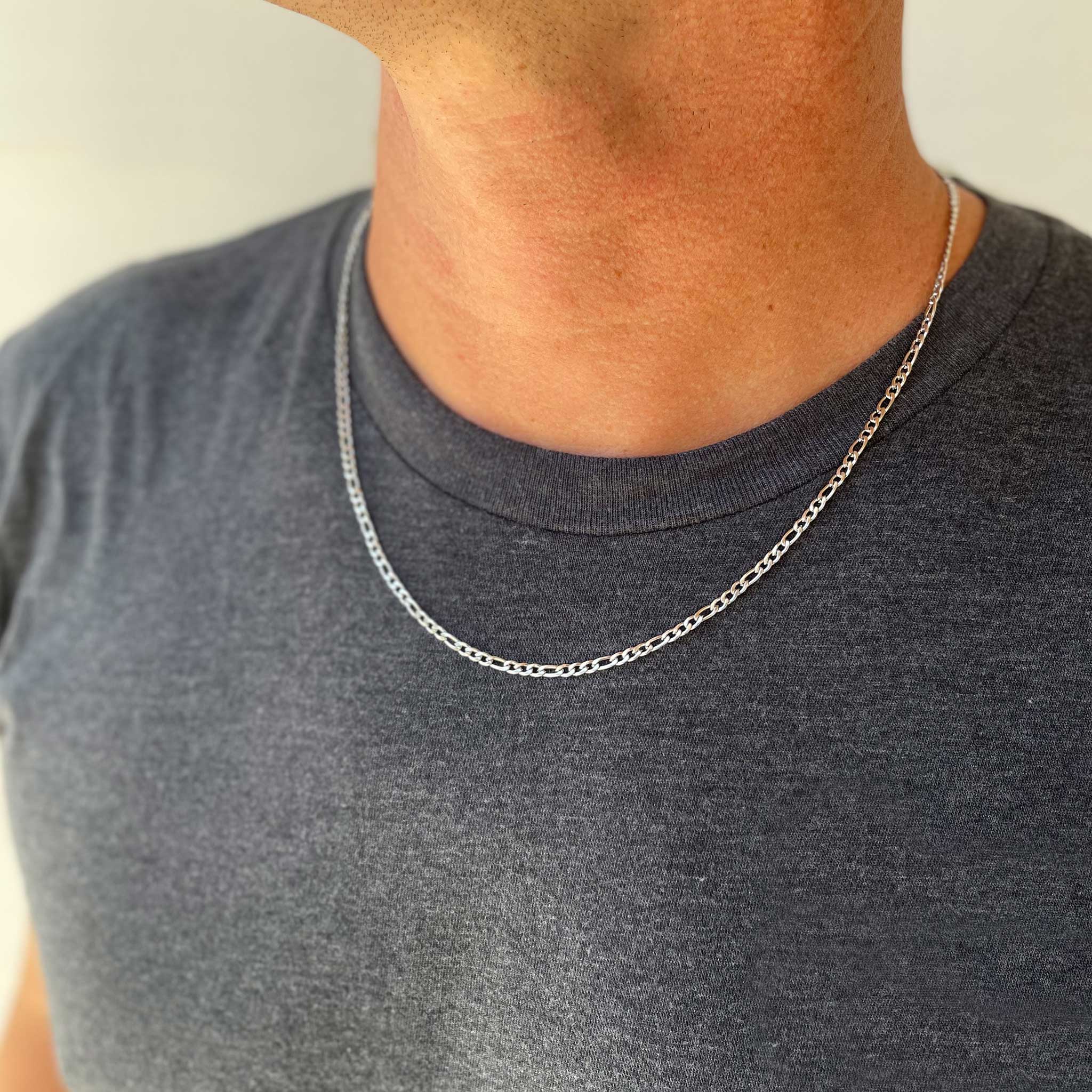 Figaro Chain 3MM Stainless Steel - ViViGleam