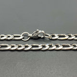 5mm Stainless Steel Figaro Chain - ViViGleam