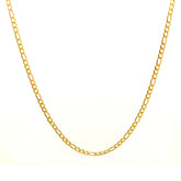 Figaro Chain 3MM Gold Stainless - ViViGleam