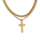 Crucifix Set - Gold - ViViGleam