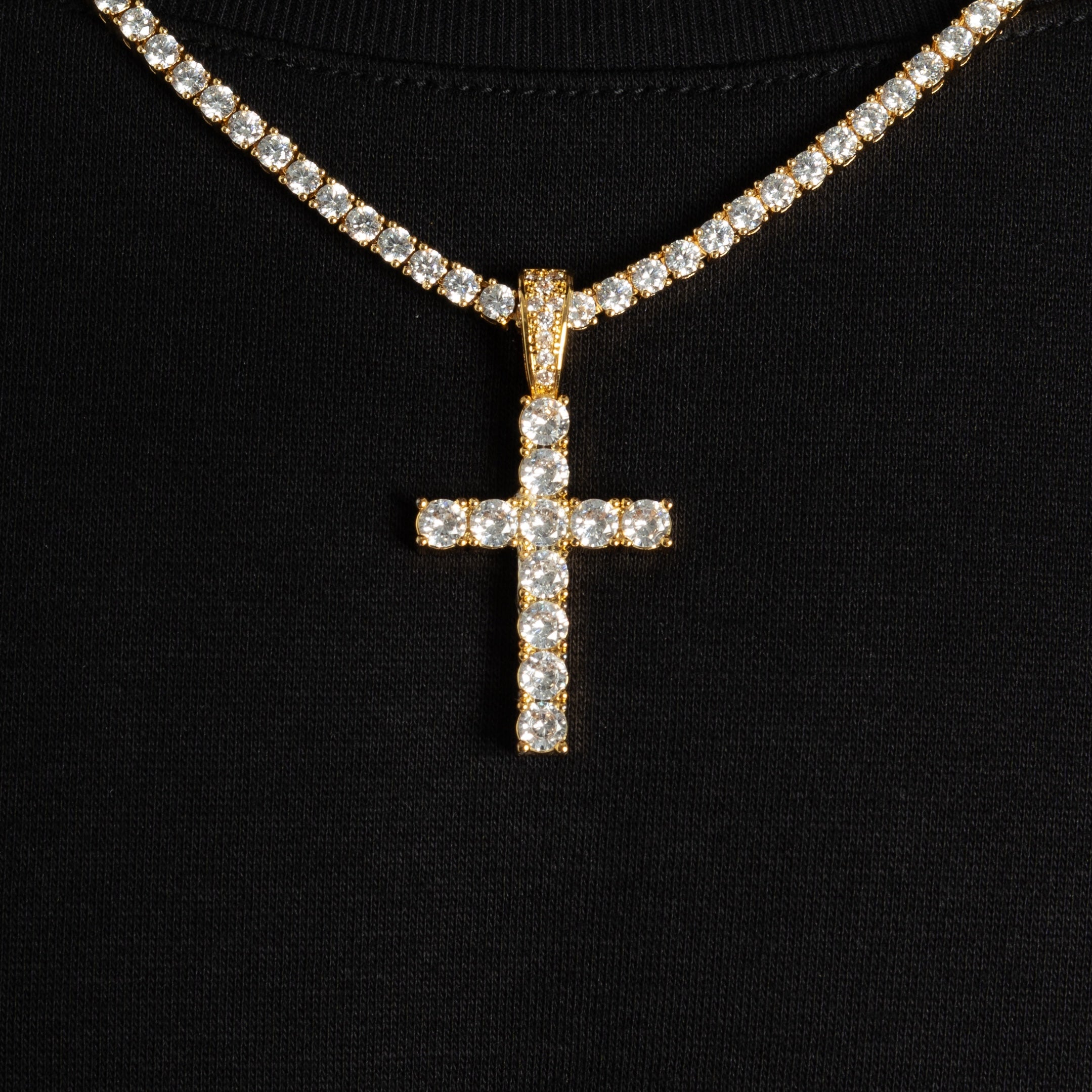 Cross Gold Pendant - ViViGleam