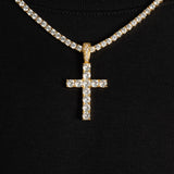 Cross Gold Pendant - ViViGleam