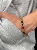 18mm Rainbow Butterfly Tennis Bracelet