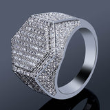 19mm Hexagon Hip Hop Ring - ViViGleam