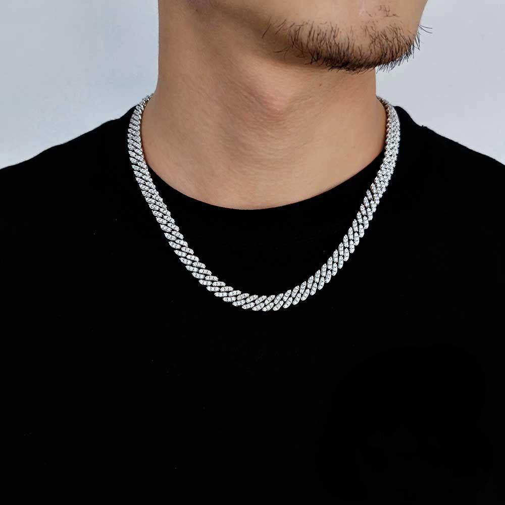 Iced Out Cuban Link Chain - 8mm - ViViGleam