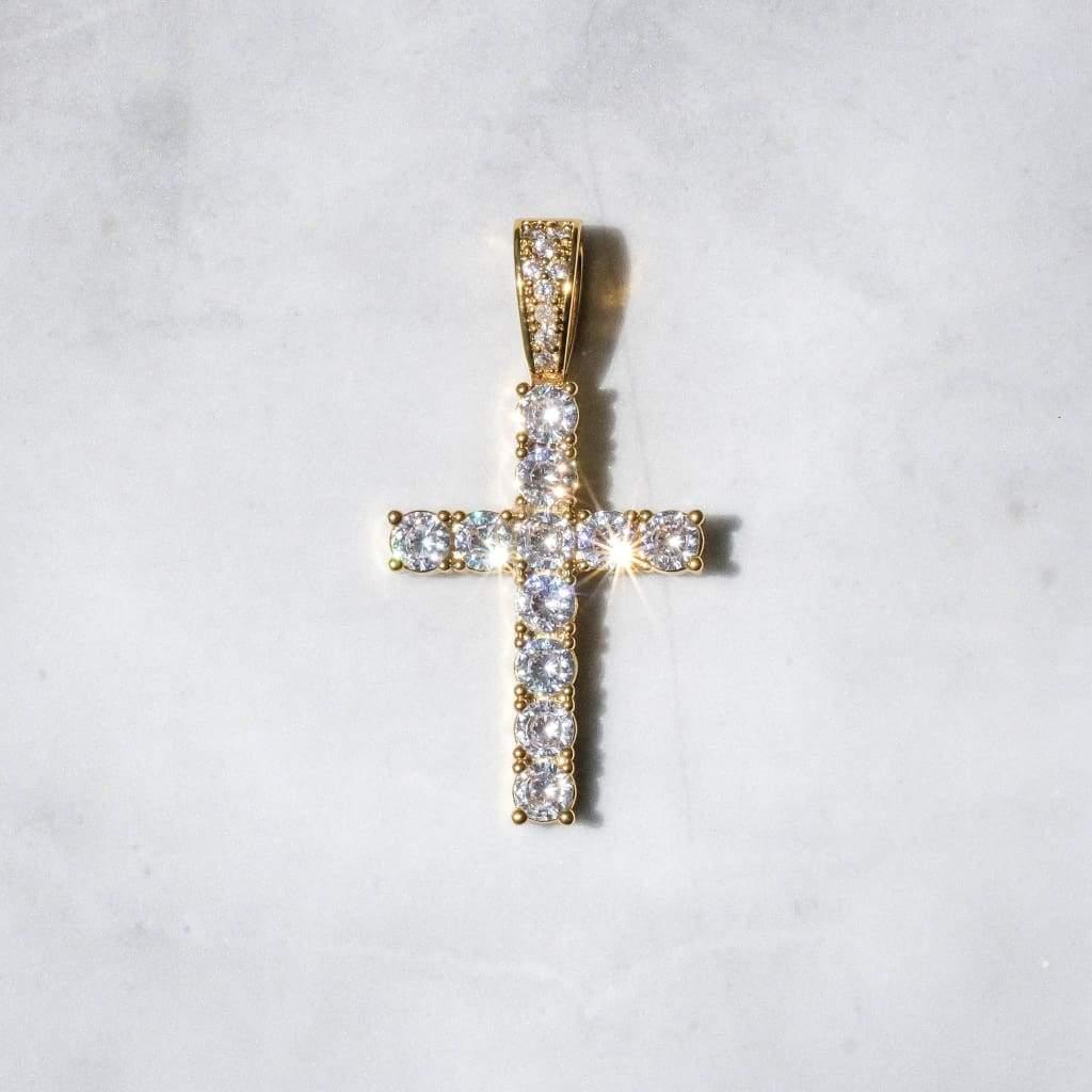 Cross Gold Pendant - ViViGleam