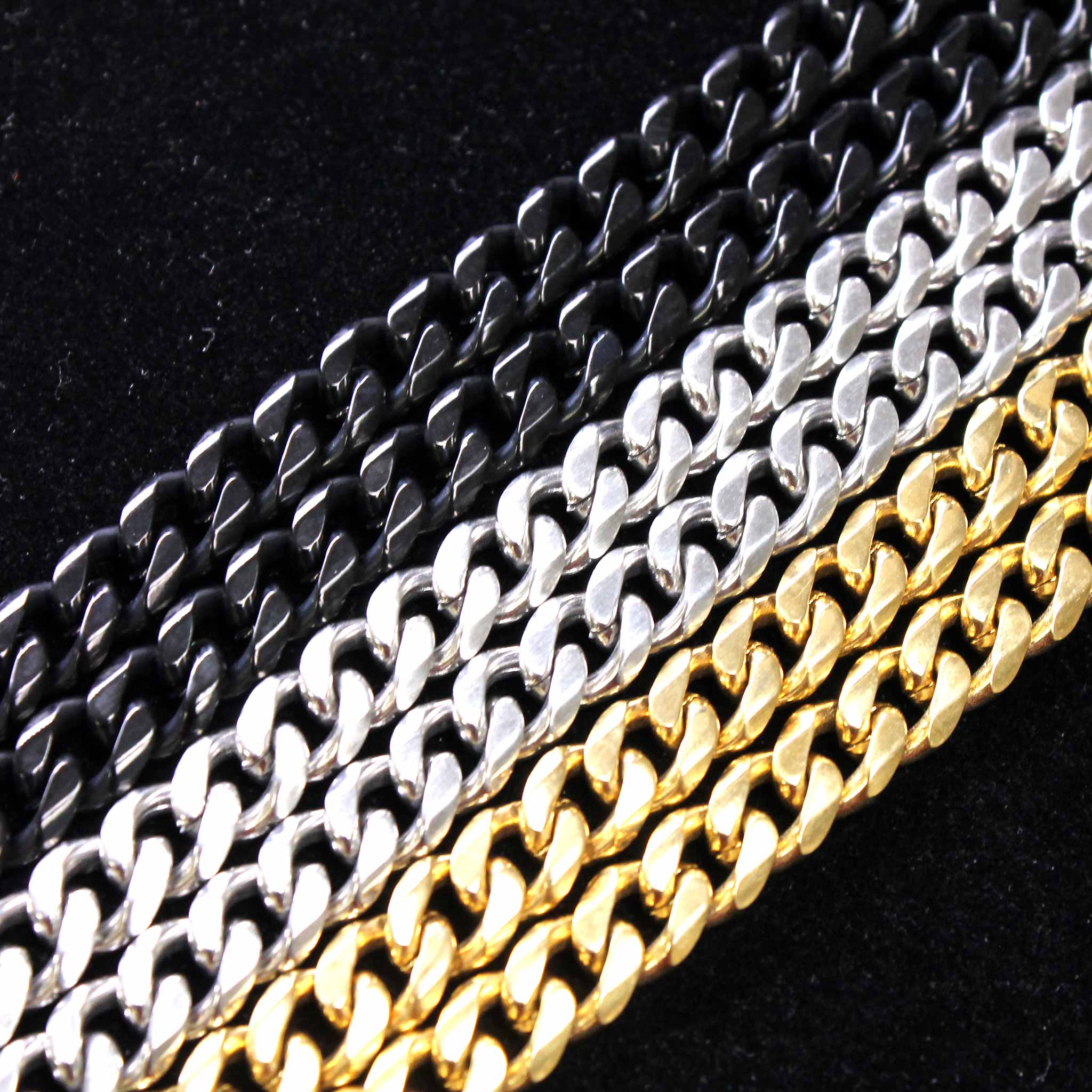 7mm Cuban Chain - Stainless Steel - ViViGleam