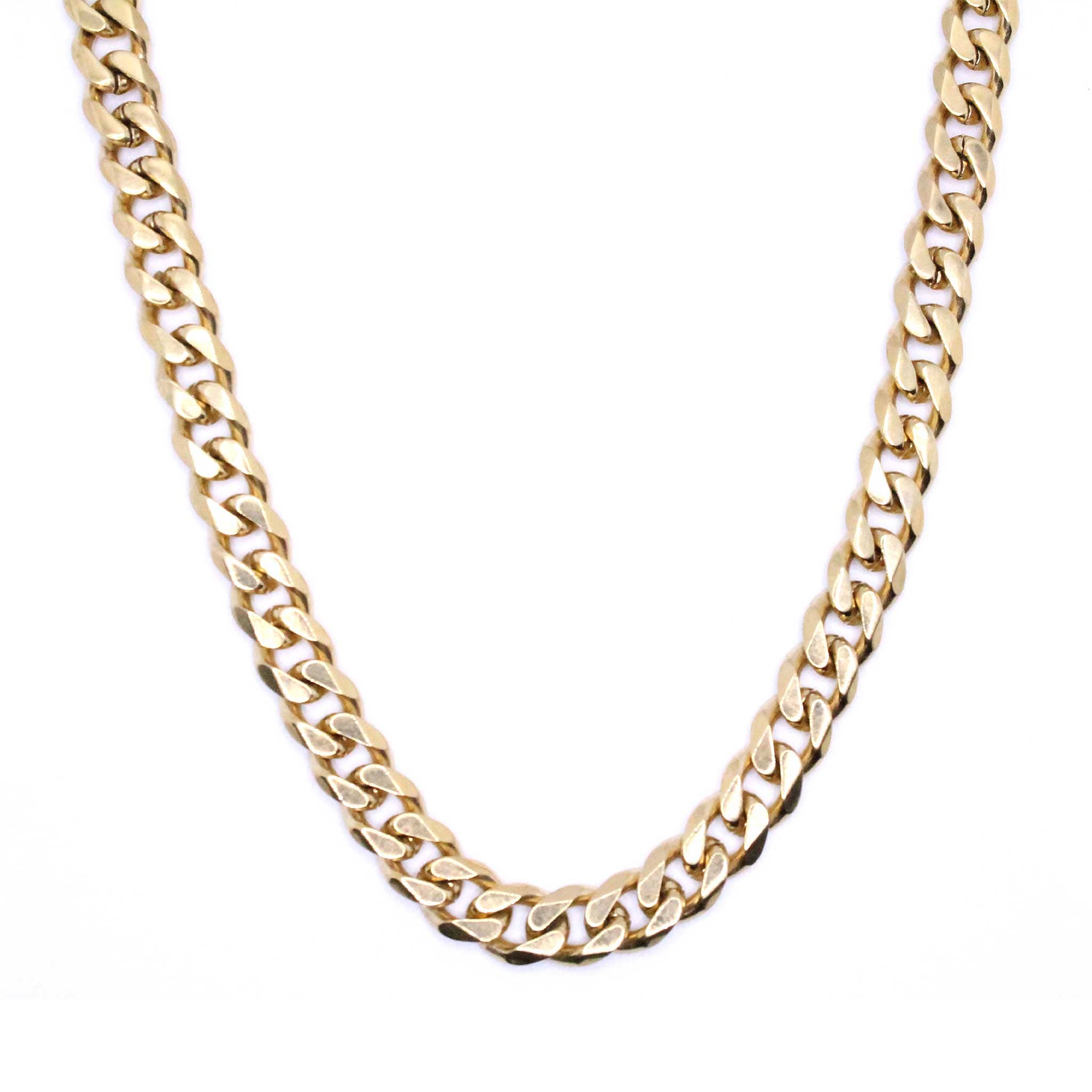 7mm Cuban Chain - Stainless Steel - ViViGleam