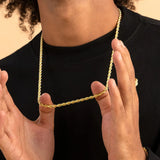 Rope Chain - Yellow Gold(All Size) - ViViGleam