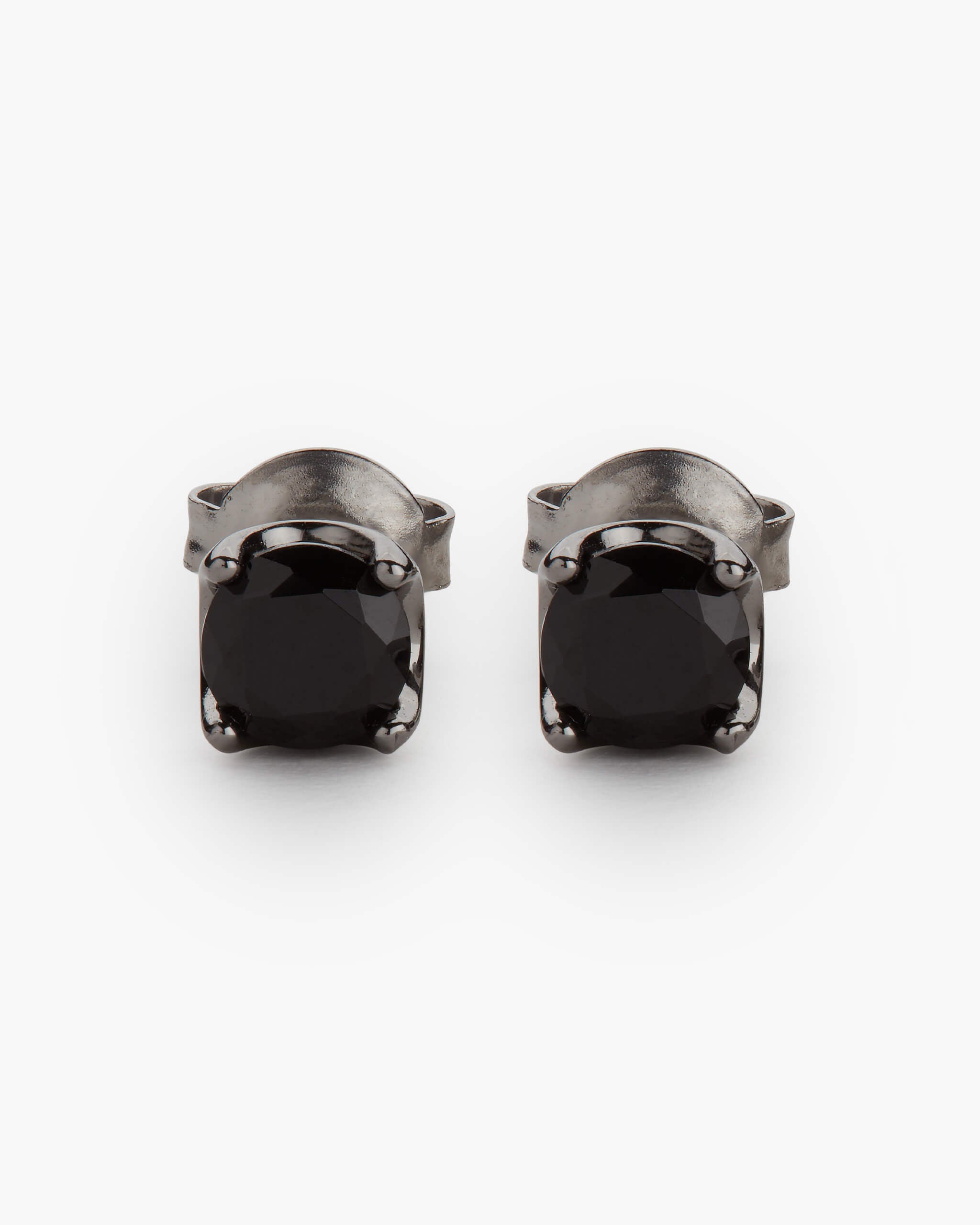 Classic Stud Earrings - Black - ViViGleam