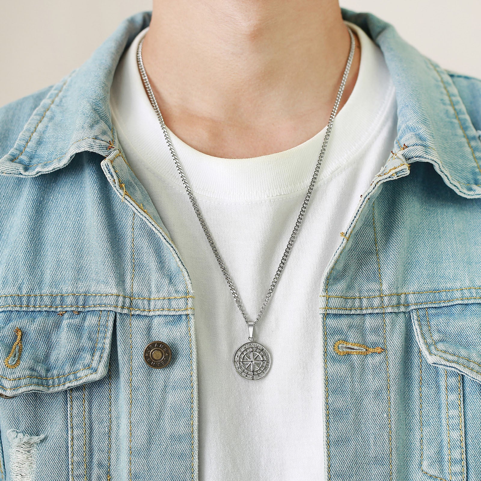 Compass Pendant Necklace - ViViGleam