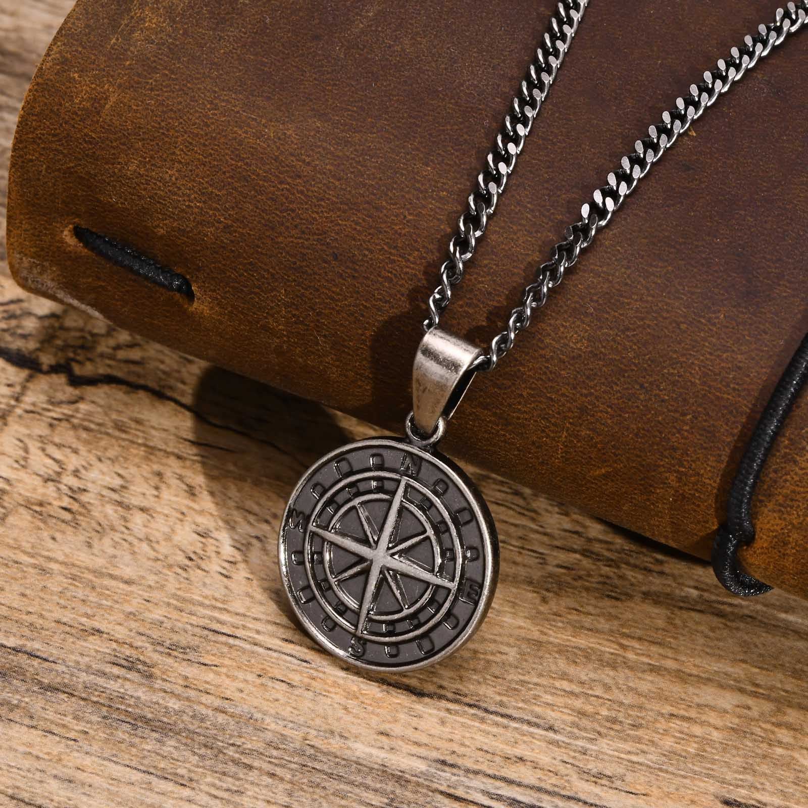 Compass Pendant Necklace - ViViGleam