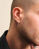 Dagger Cross Earring - Silver - ViViGleam