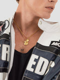 Gold Plated Sterling Silver Cross Necklace