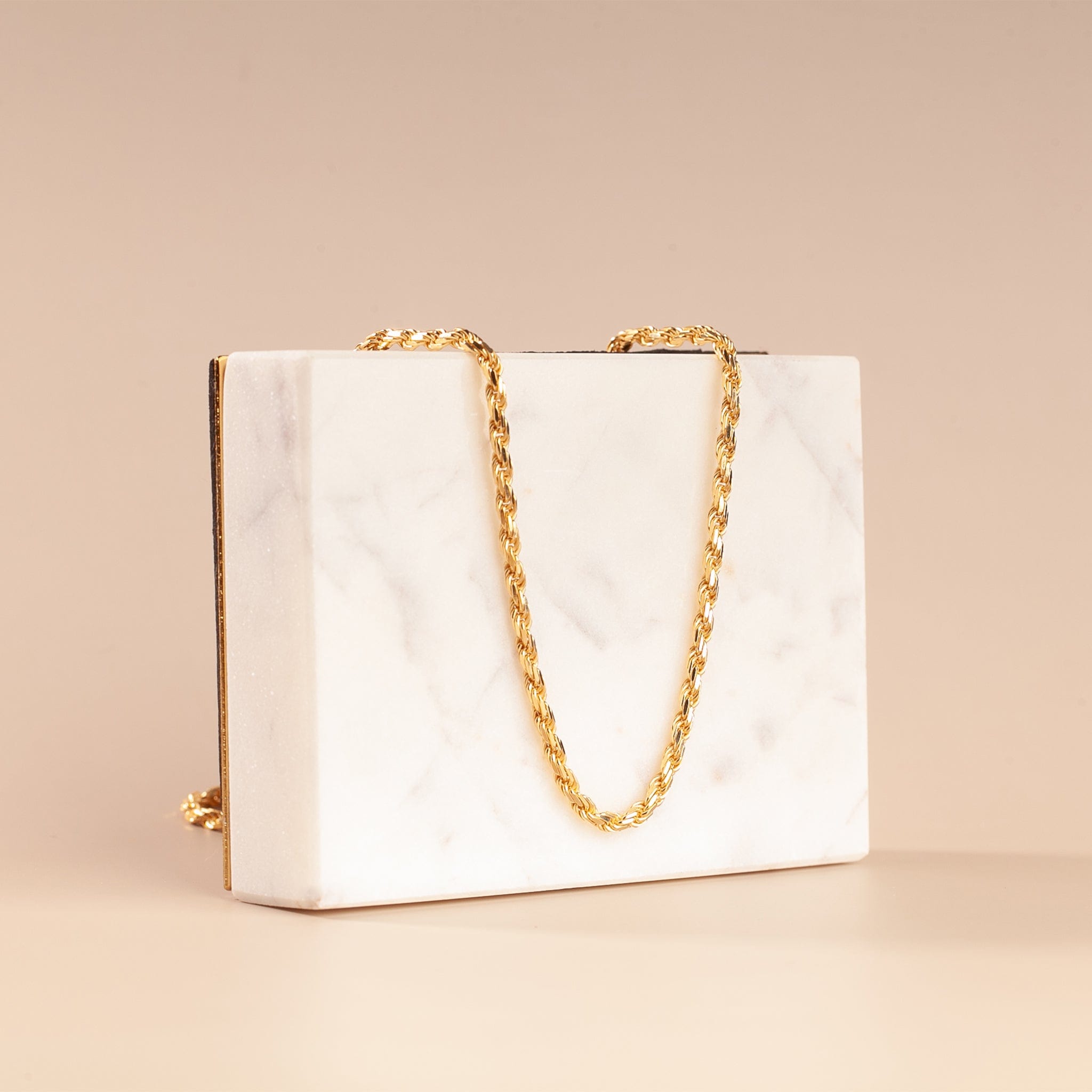 3mm Sterling Gold Rope Chain Necklace - ViViGleam