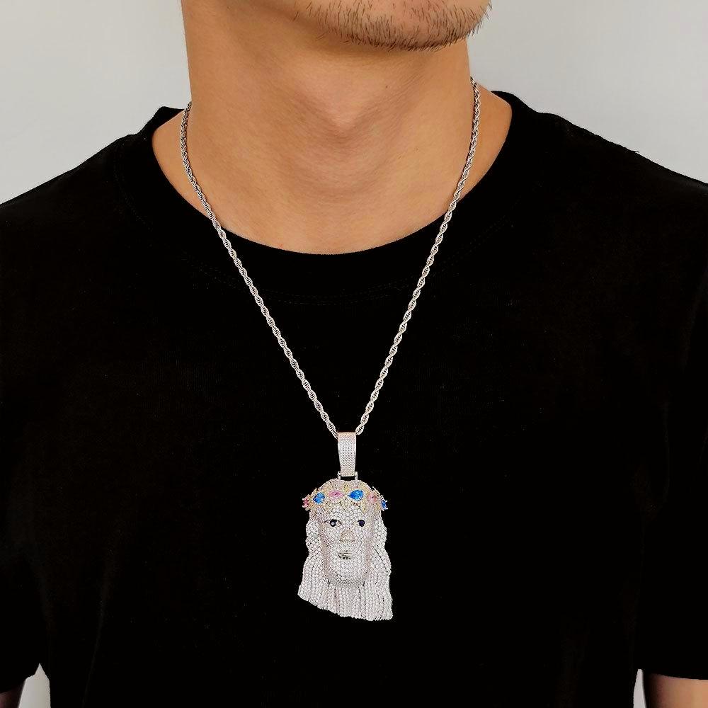 Gold Stellar Jesus Pendant  - ViViGleam