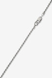 Delicate 1.8mm Sterling Silver Rope Chain