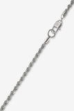 Classic 3mm Sterling Silver Rope Chain