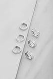 Classic Hoop Earrings - Silver - ViViGleam