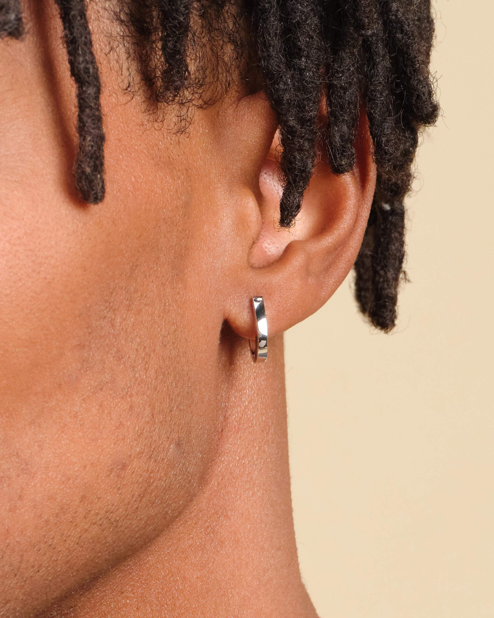 Huggie Earrings - Silver - ViViGleam