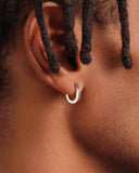 Huggie Earrings - Silver - ViViGleam