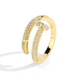 Iced Nail Ring - ViViGleam