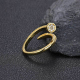 Iced Nail Ring - ViViGleam
