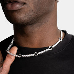 Iced Out 4mm Clover Tennis Chain - ViViGleam