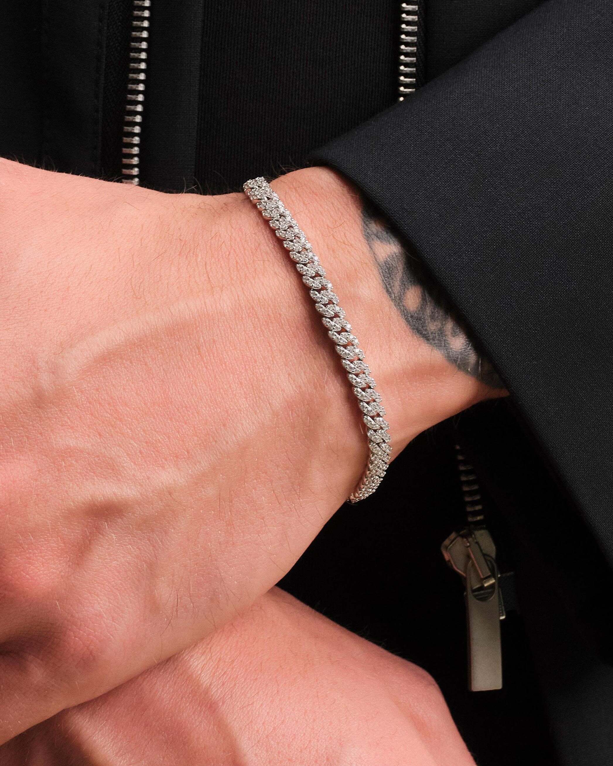 Iced Out Cuban Link Bracelet - 5mm - ViViGleam