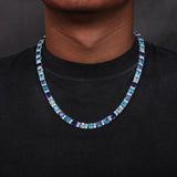 Ocean Blue Stones Tennis Chain