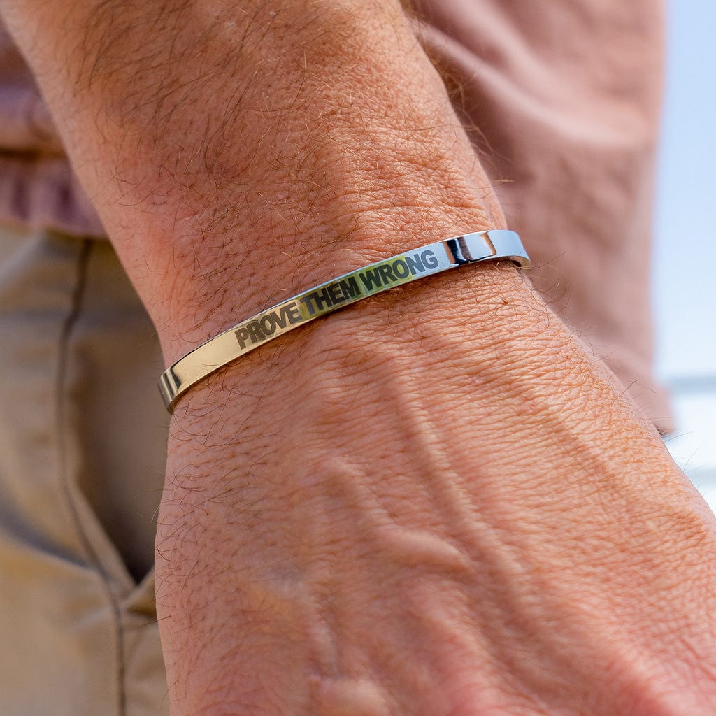 Minimalist Stainless Steel Silver Cuff Bracelet - ViViGleam