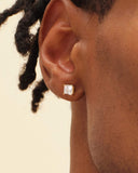 Square Stud Earrings - Gold - ViViGleam