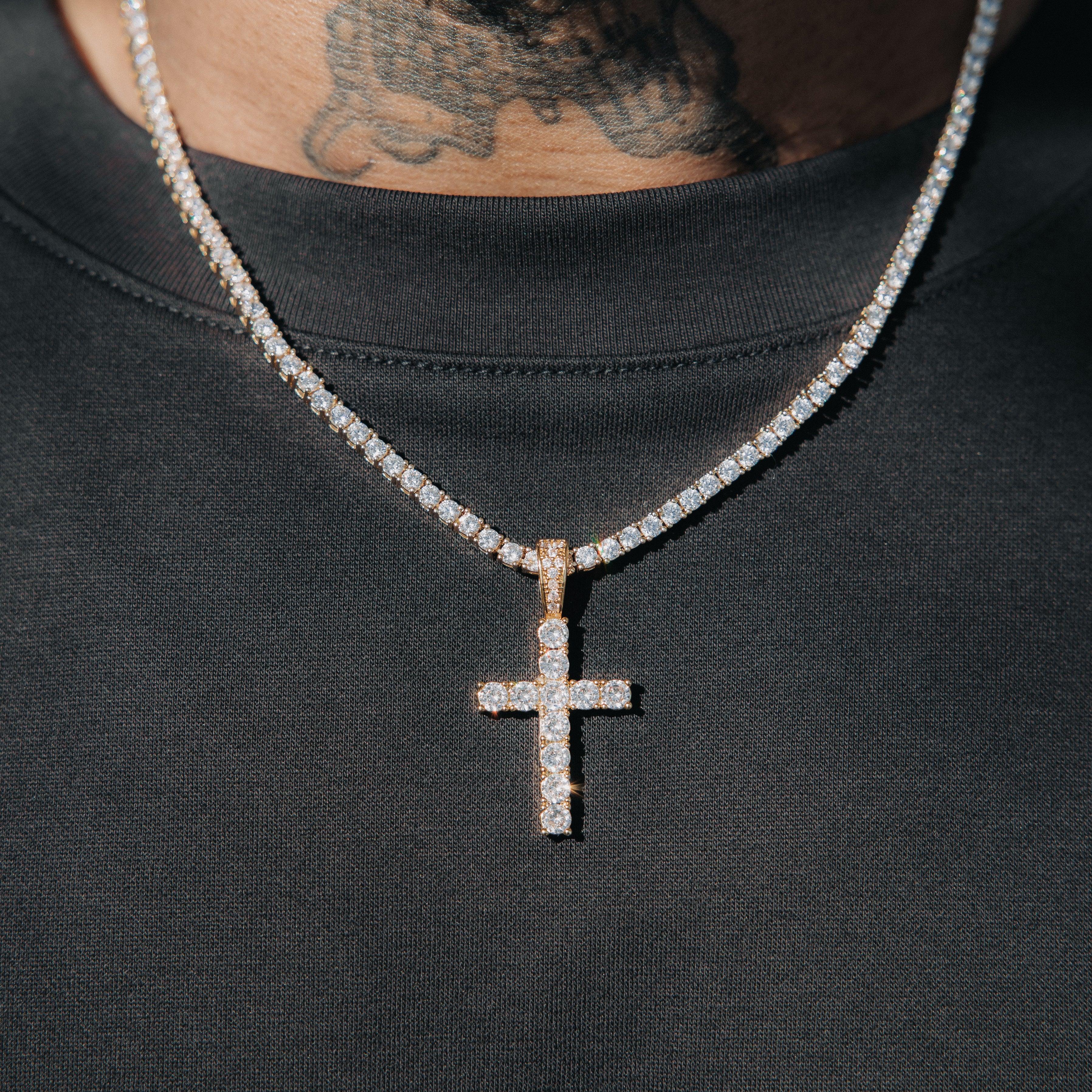Cross Gold Pendant - ViViGleam