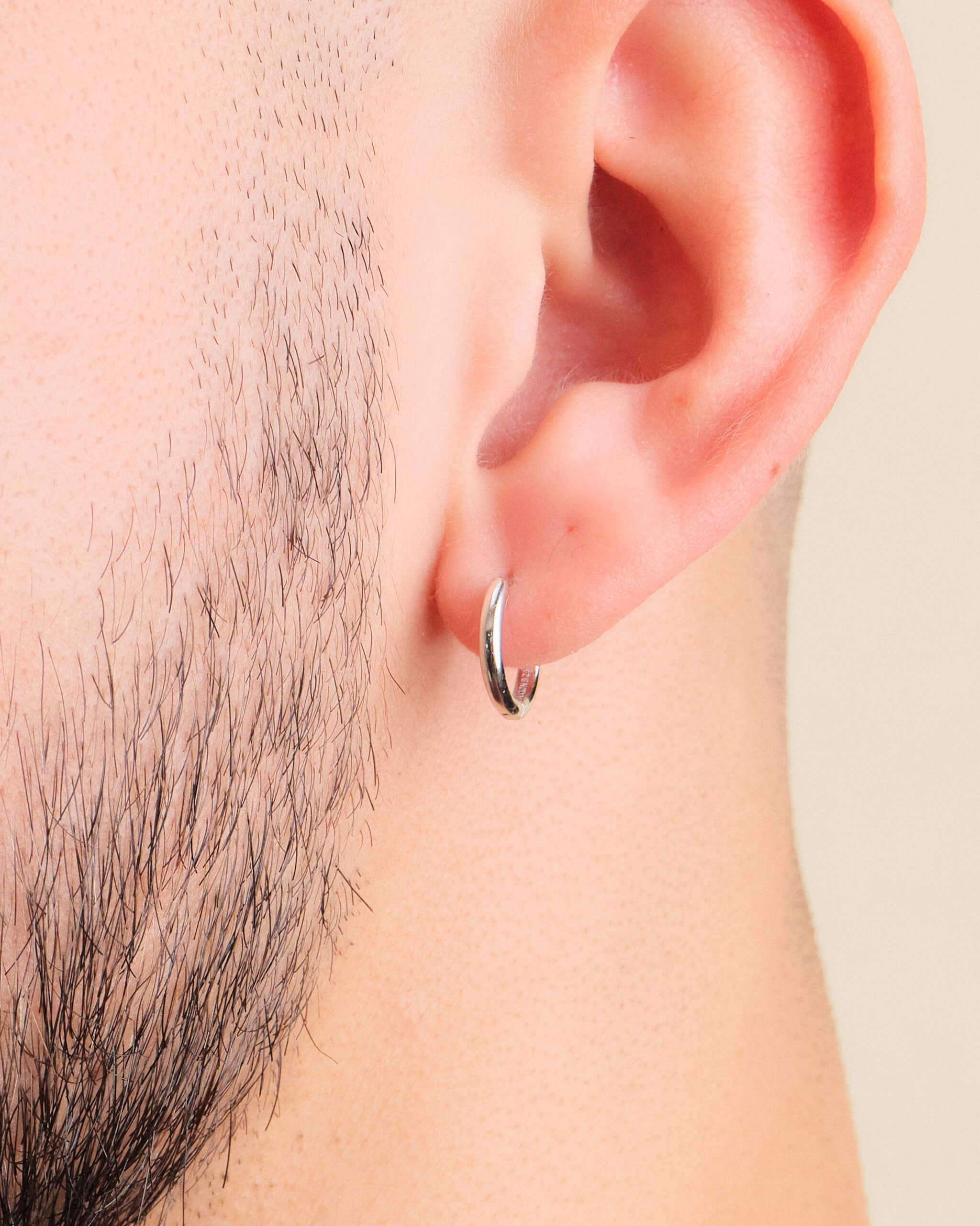 Thin Hoop Earrings - Silver - ViViGleam