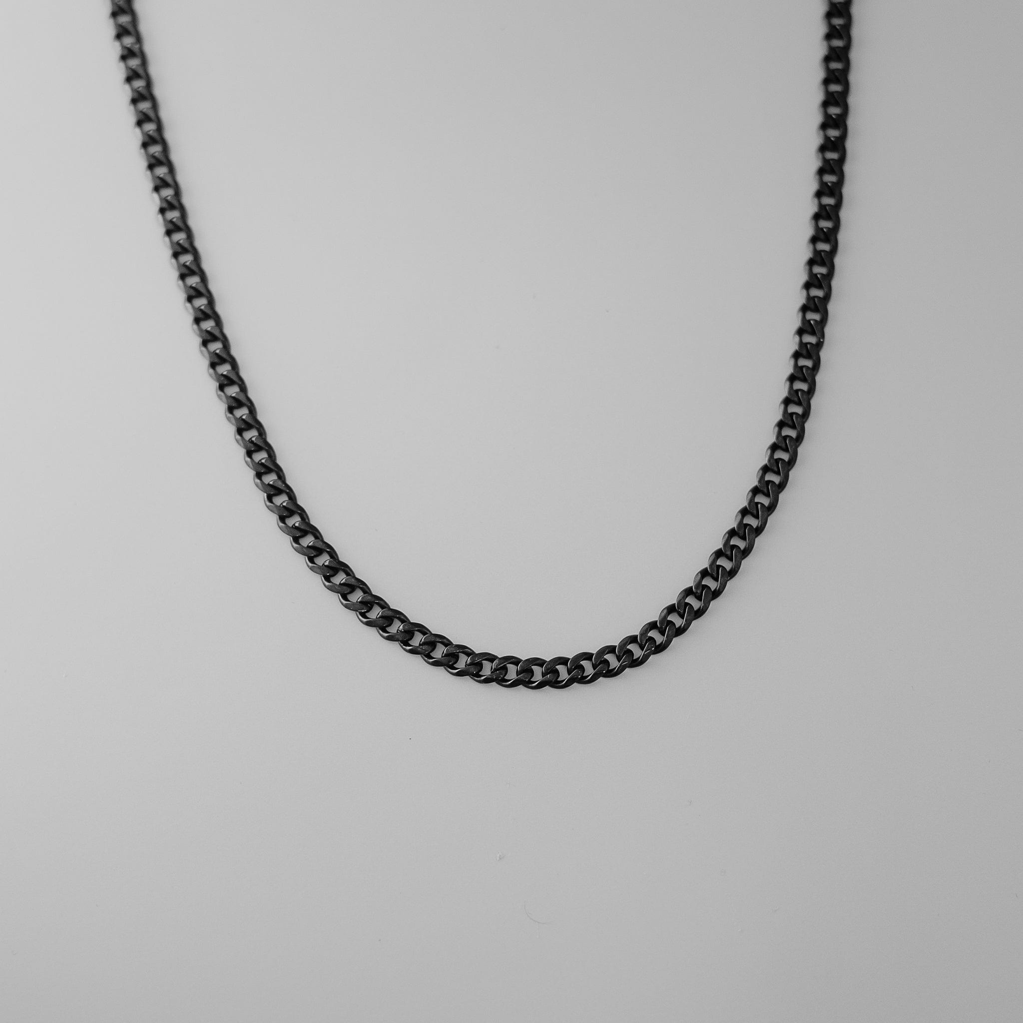 Cuban Chain 5MM Black Stainless - ViViGleam