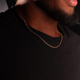 Box Chain 3MM Gold Stainless - ViViGleam