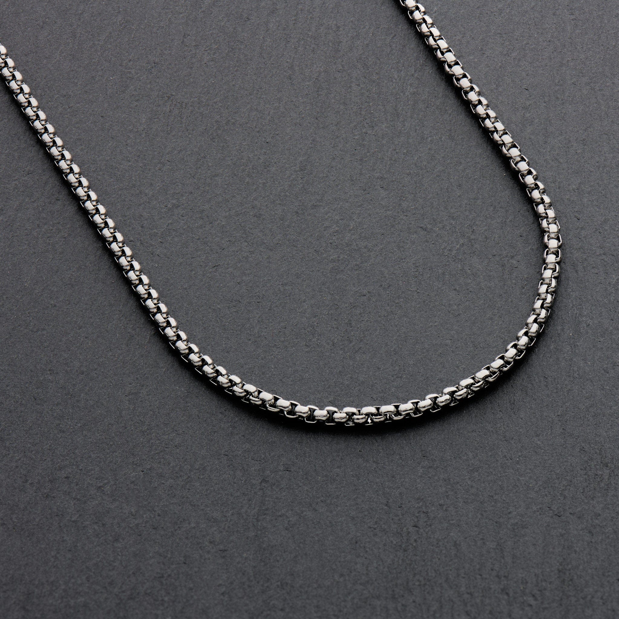 Box Chain 3MM Stainless Steel - ViViGleam