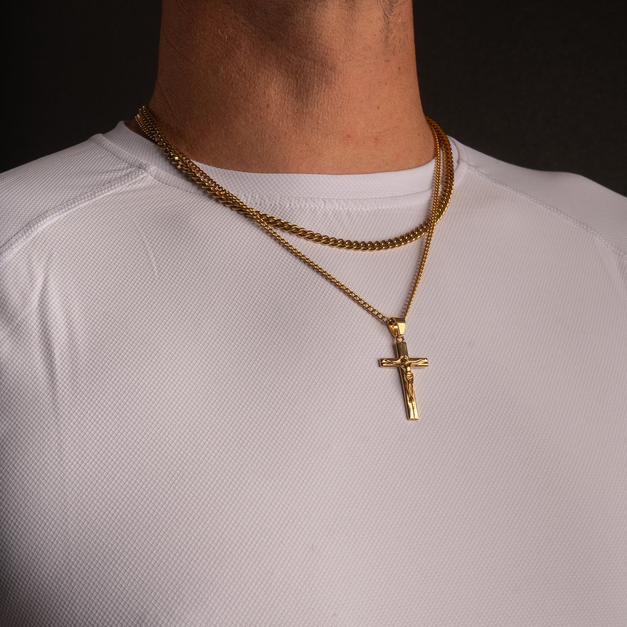 Crucifix Set - Gold - ViViGleam