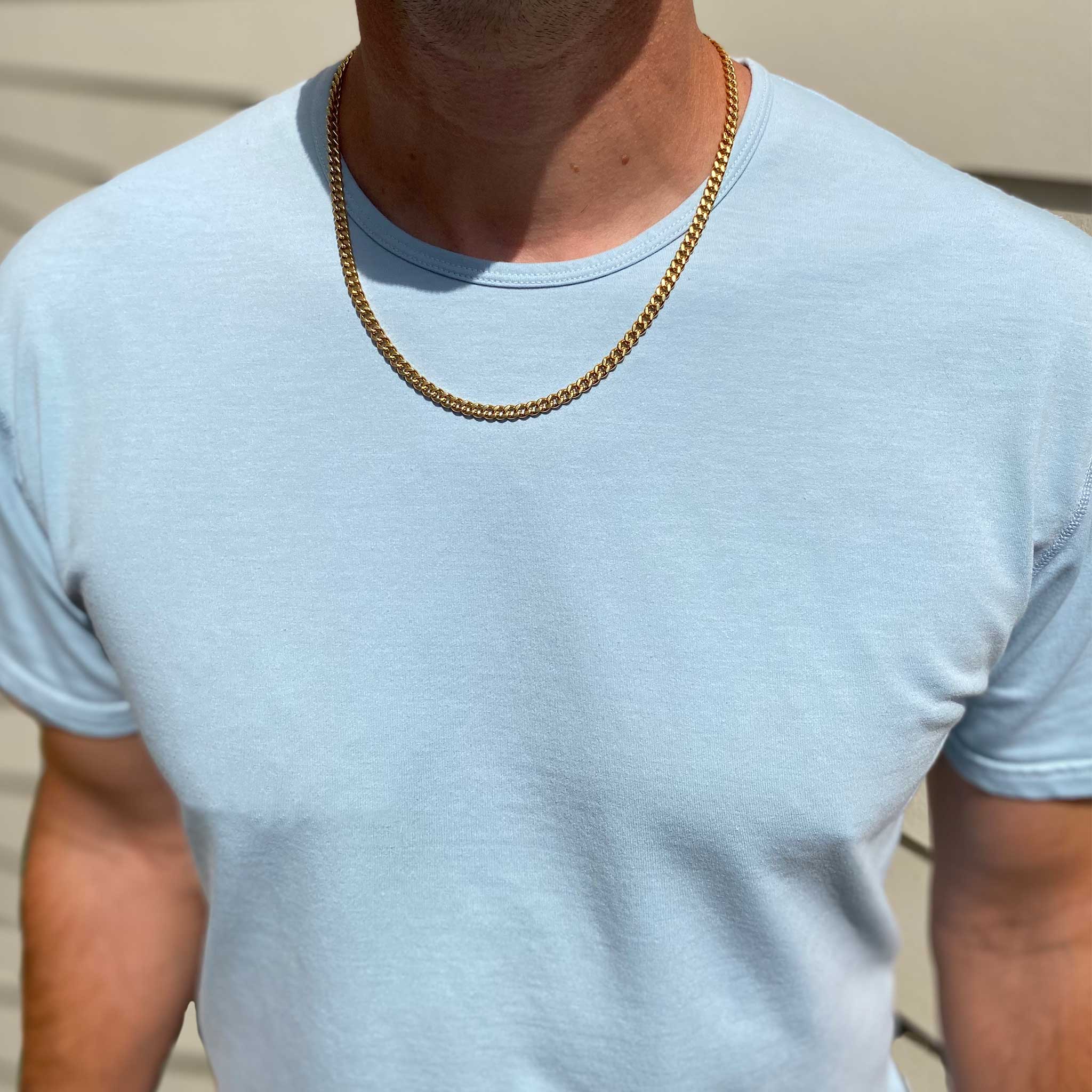 Cuban Chain 5MM Gold Stainless - ViViGleam