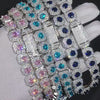 Consistent Pink Gemstone Chain Silver