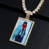 Personalized Photo Medallions Necklace For Men